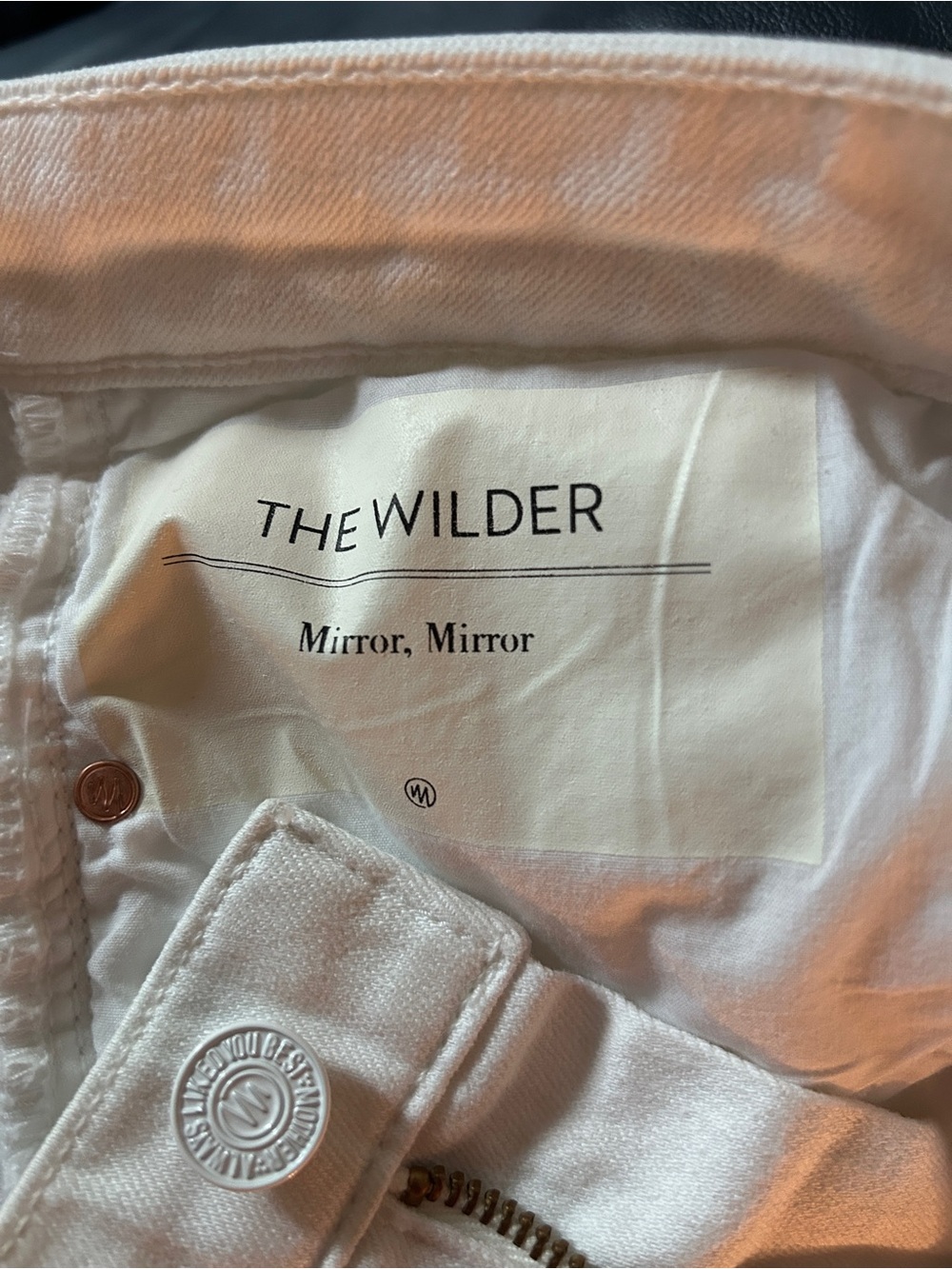 MOTHER White Wide-Leg Jeans - Picture 4 of 5